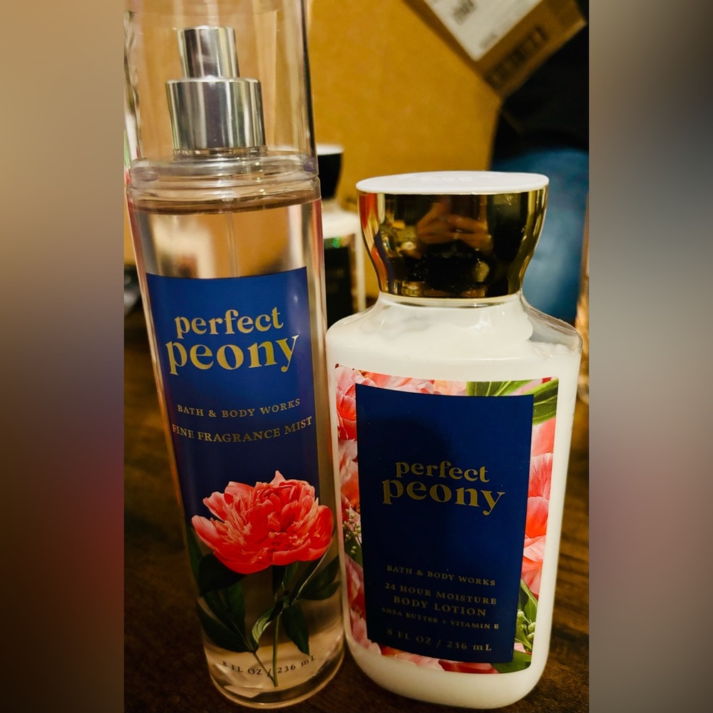 Perfect Peony bath and body works